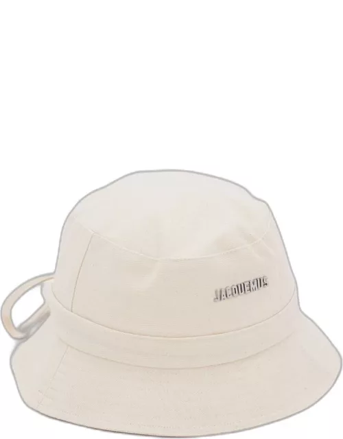 Jacquemus Le Bob Gadjo Bucket Hat White