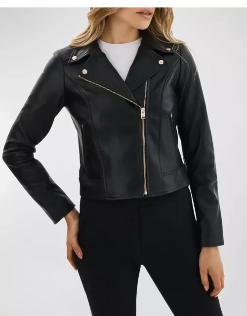 Kelsey Leather Biker Jacket