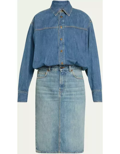 Joelle Denim Shirtdres