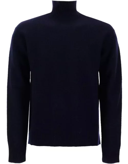 JIL SANDER high-neck wool pullover sweater