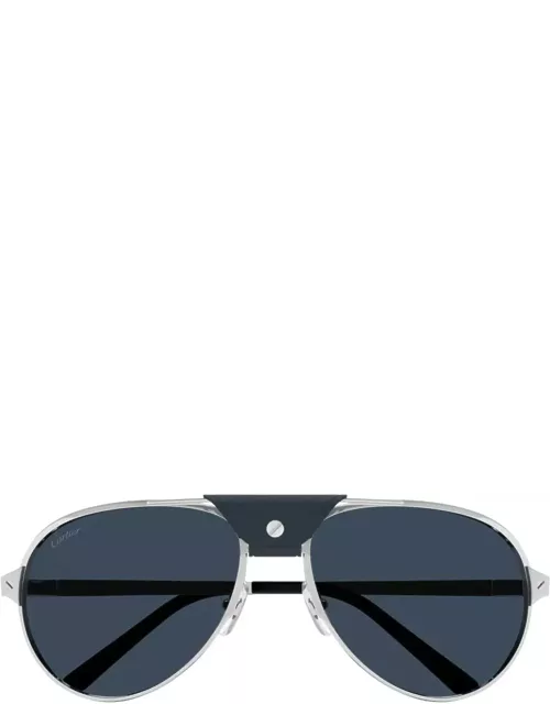 Cartier Eyewear Ct0034s Santos De Cartier 016 Sunglasse