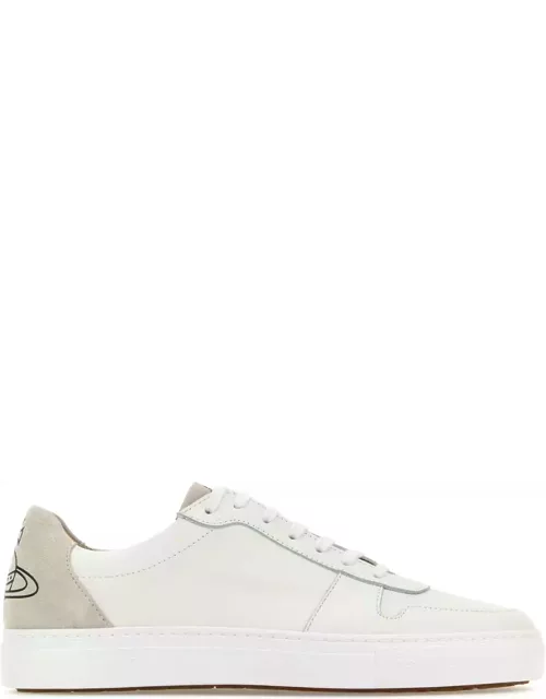 Vivienne Westwood White Leather Classic Trainer Sneaker