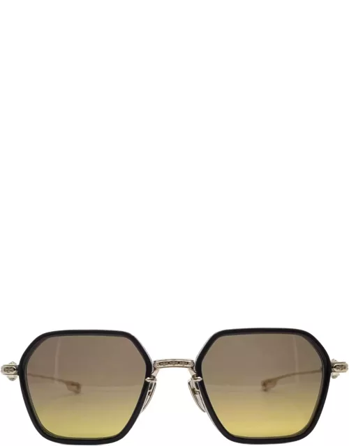 Chrome Hearts Danger Zone - Classic Brown / Gold Plated Sunglasse