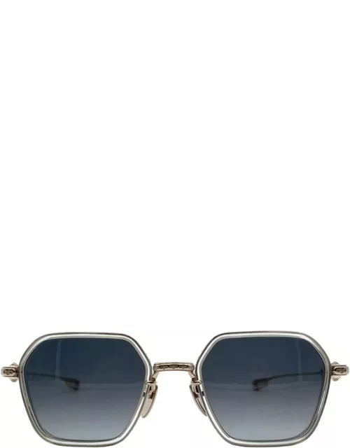 Chrome Hearts Danger Zone - Crystal / Gold Plated Sunglasse