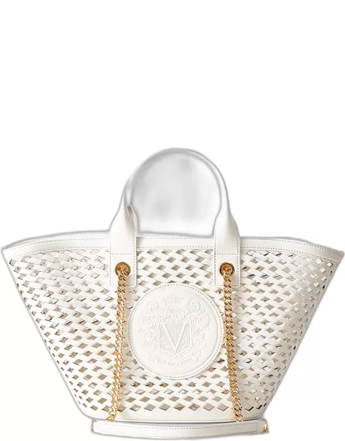 The Crest Small Cutout Market Tote Bag