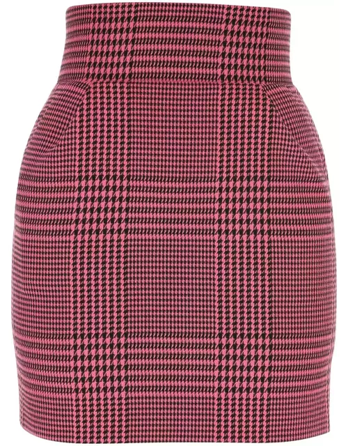 Alexandre Vauthier Embroidered Polyester Blend Mini Skirt