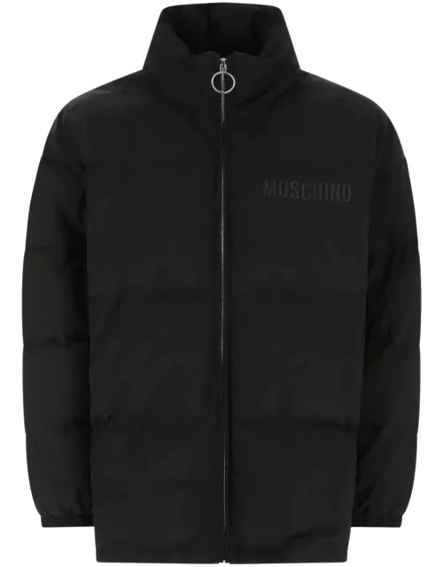 Moschino Black Nylon Padded Jacket