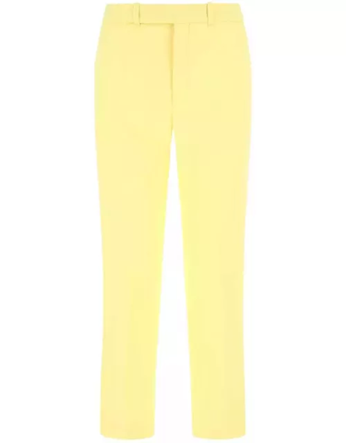 Chloé Yellow Silk Pant