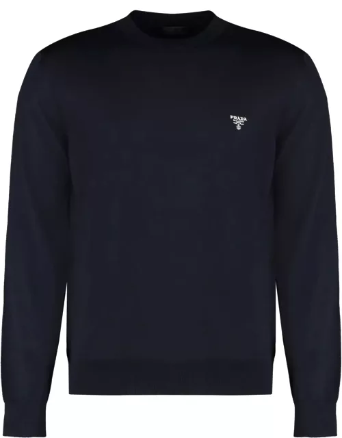 Prada Long Sleeve Crew-neck Sweater