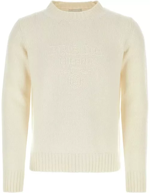 Prada Ivory Wool Blend Sweater