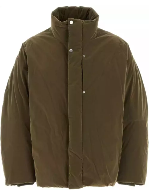 WOOYOUNGMI Military Green Nylon Down Jacket