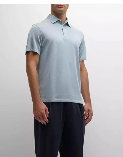 Men's Silk Polo Shirt