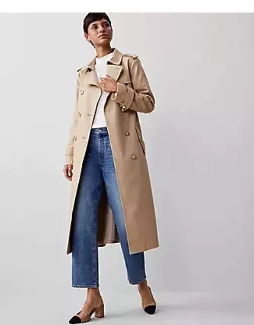 Ann Taylor Long Fitted Trench Coat