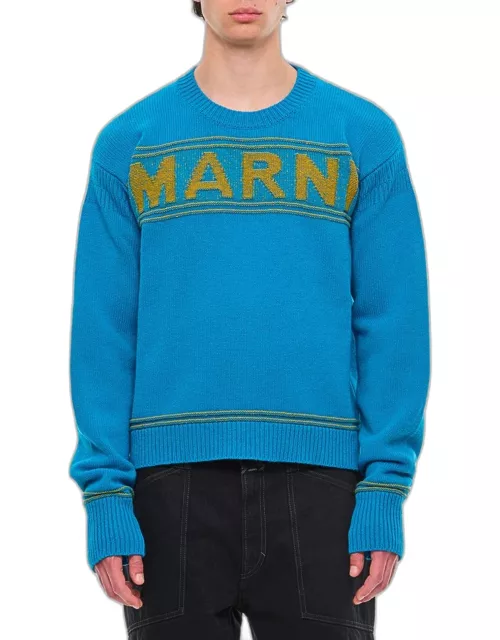 Marni Roundneck Sweater Blue