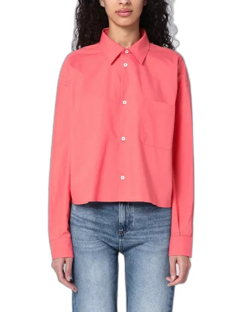 Peach-coloured cotton shirt