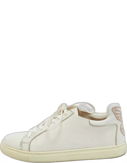 Sophia Webster White Leather Bibi Butterfly Sneaker