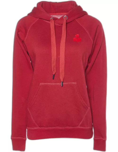 Isabel Marant Etoile Red Knit Hoodie