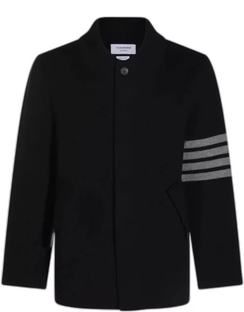 Thom Browne Navy Wool Coat