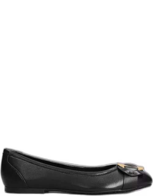 See by Chloé Chany Ballet Flats In Black Leather