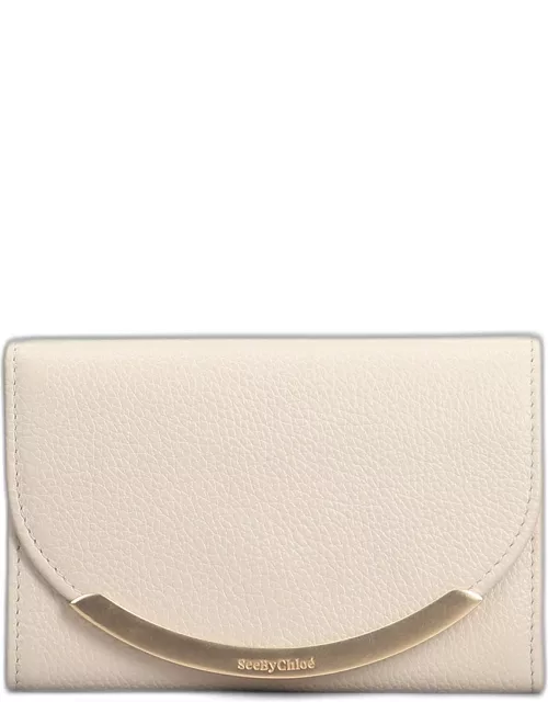 See by Chloé Lizzie Wallet In Beige Leather