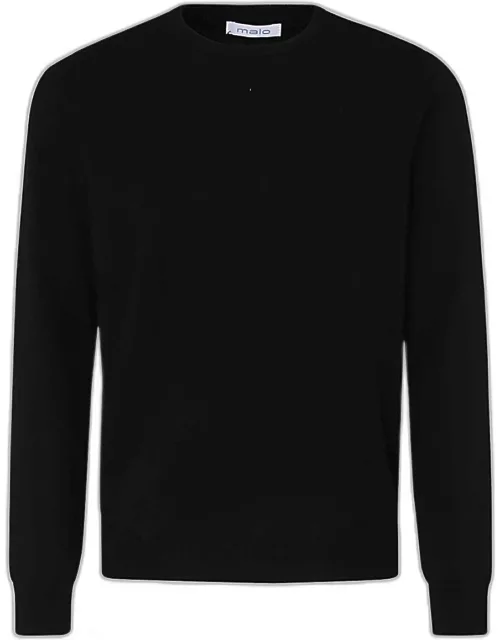 Malo Black Cashmere Jumper