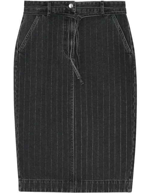 Day Birger et Mikkelsen Betsy Denim Skirt - Black Stripe