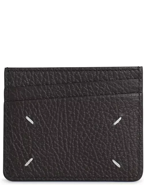Maison Margiela Slim Brown Leather Card Holder