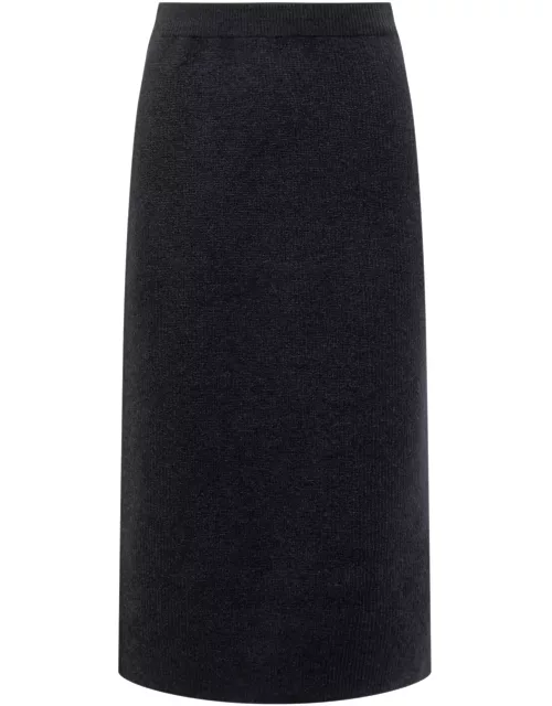 Fabiana Filippi Mohair Virgin Wool Skirt