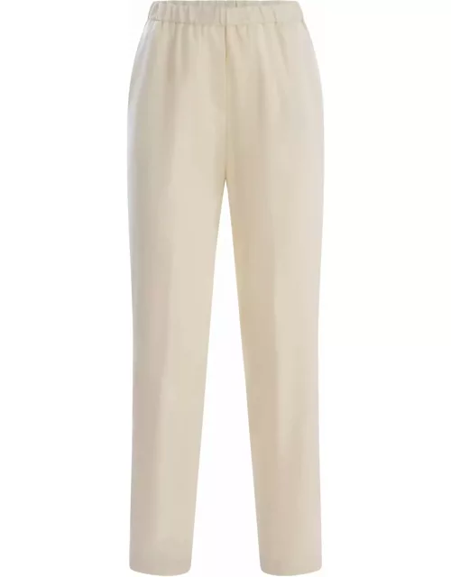 Forte_Forte Ribbed Waist Trouser