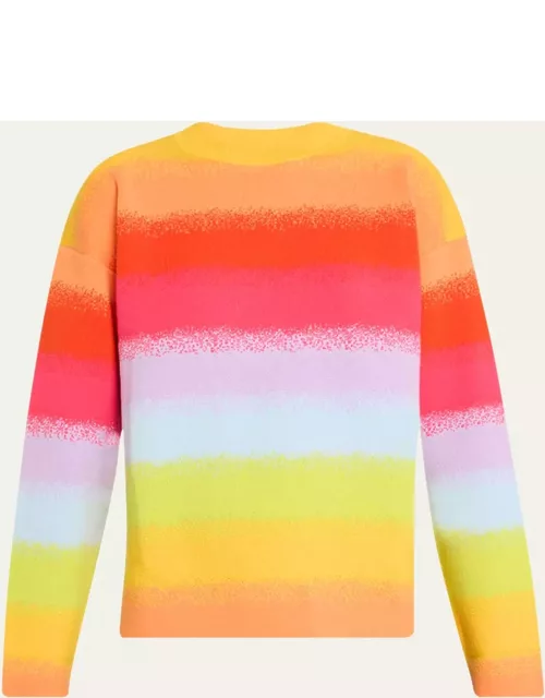 Blurry Stripe Sweater