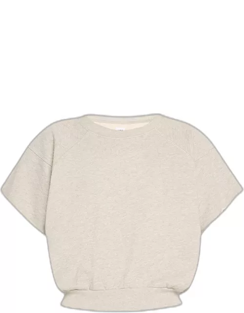 Ripley Raglan Short-Sleeve Crewneck Sweatshirt