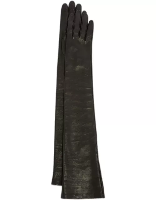 Men's Long Calfskin Leather Glove
