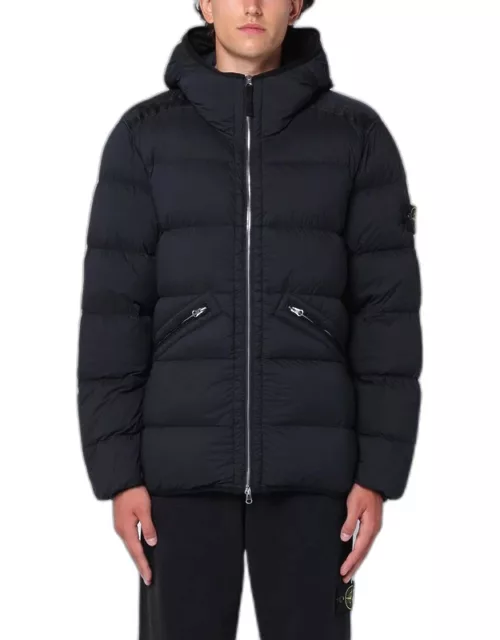 Black padded jacket with zip