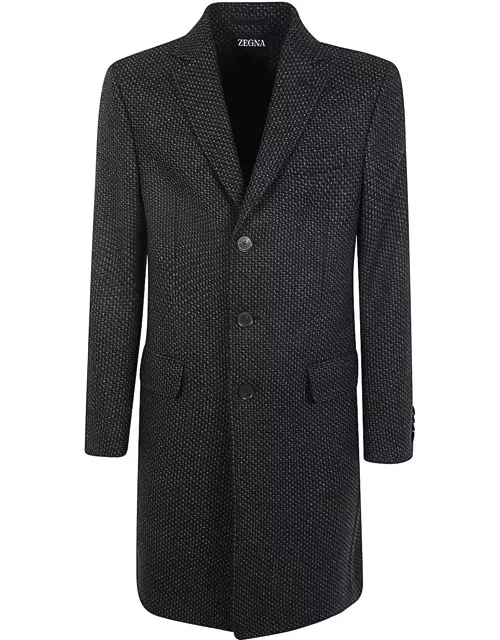 Zegna Wool And Cashmere Overcoat