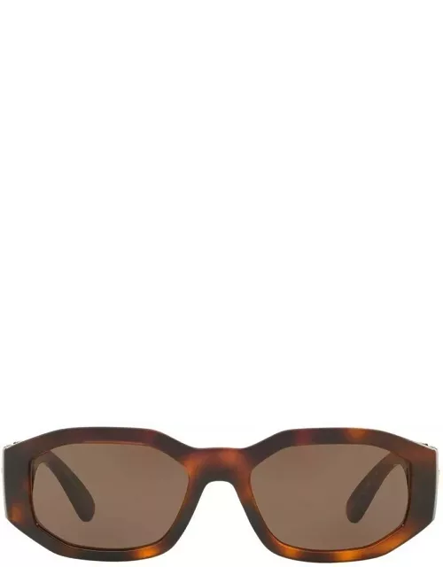 Versace Rectangular Frame Sunglasse