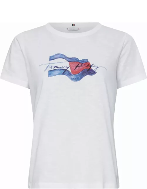 Tommy Hilfiger Cotton T-shirt With Detai