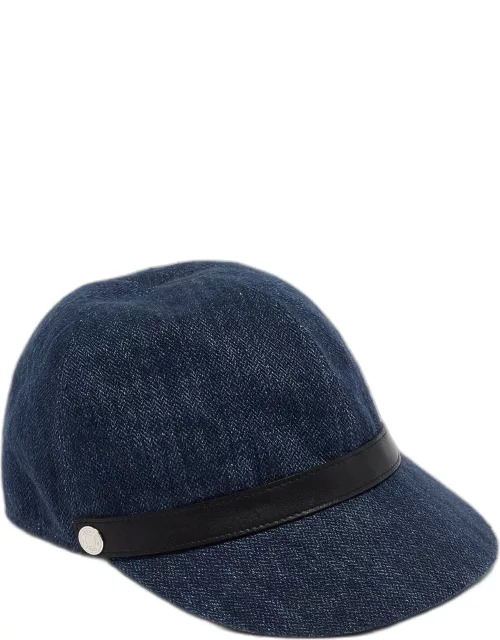 Hermes Leather Trim Linen Cap