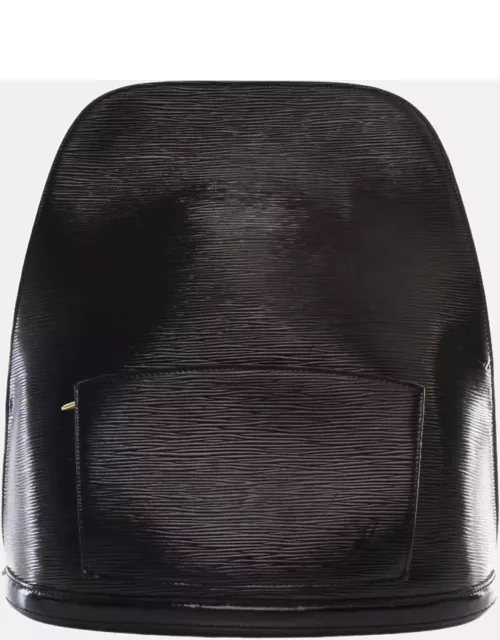 Louis Vuitton Black Epi Leather Gobelins Backpack