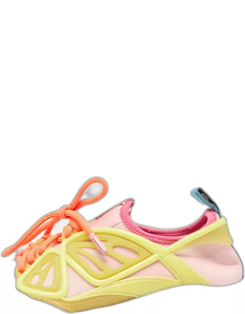 Sophia Webster Multicolor Nylon Lace Up Sneaker