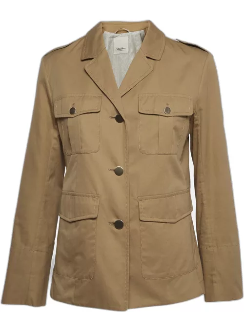 Max Mara Brown Cotton Twill Jacket