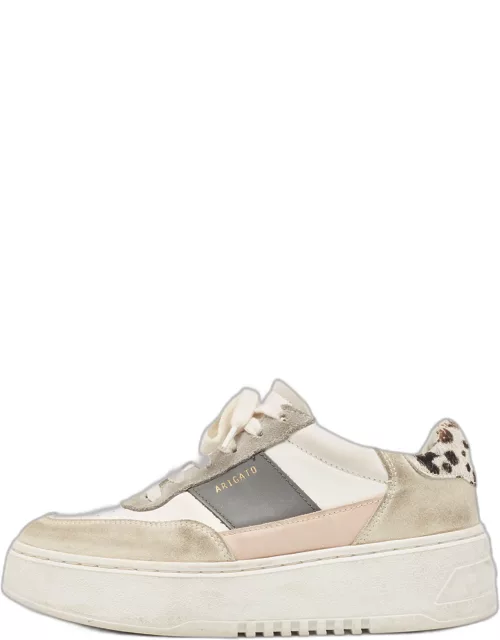 Axel Arigato Multicolor Suede and Leather Low Top Sneaker