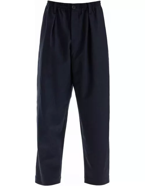 MARNI tropical wool cropped pants in