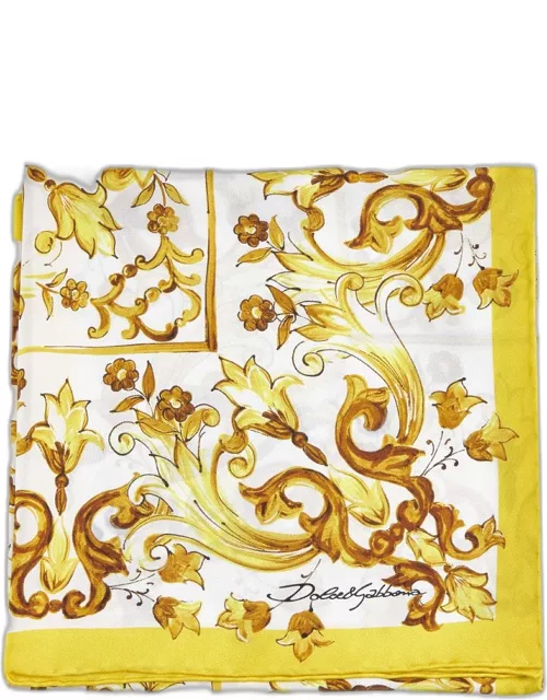 Neck Scarf DOLCE & GABBANA Woman color Yellow