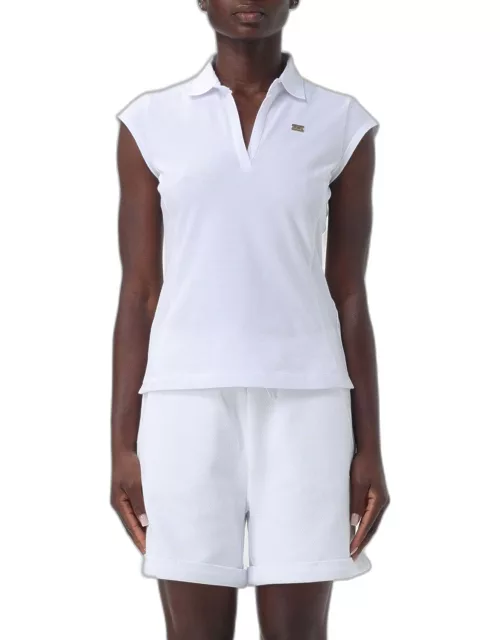 Polo Shirt EA7 Woman color White