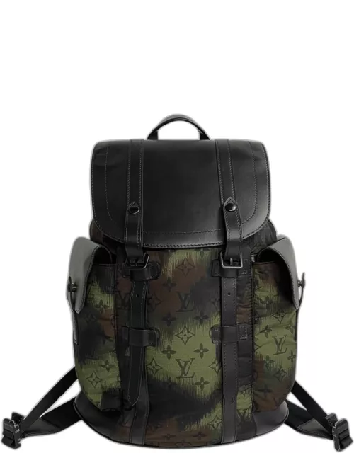 Louis Vuitton Black Leather Christopher PM Backpack
