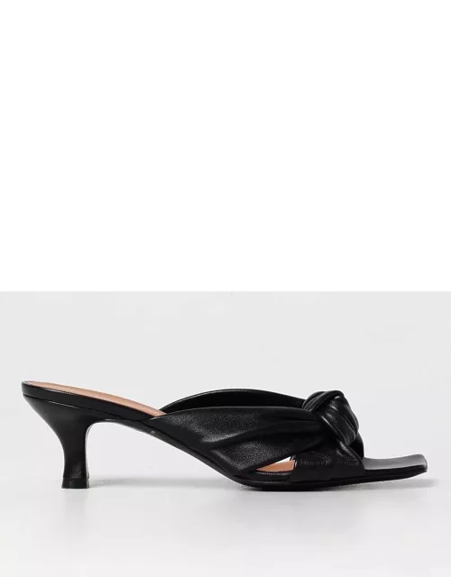 Heeled Sandals VIA ROMA 15 Woman color Black