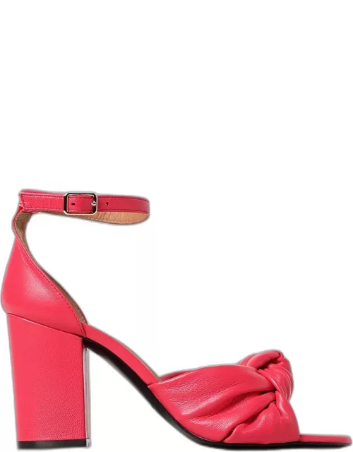 Heeled Sandals VIA ROMA 15 Woman color Fuchsia