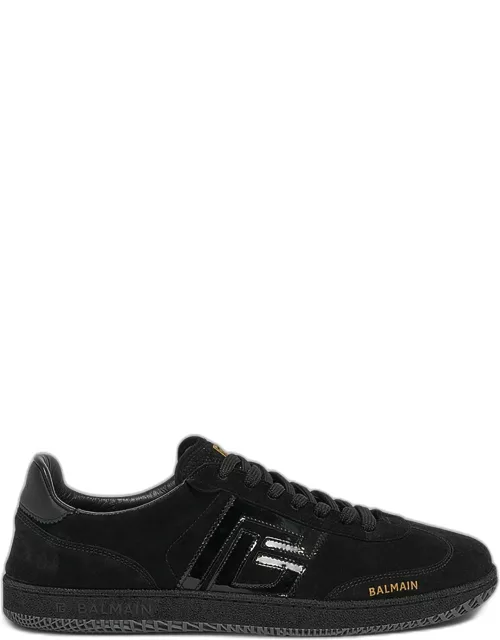 Men's Swan Mixed Leather Sneaker