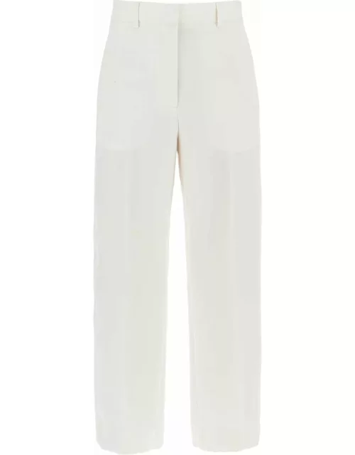 TOTEME cropped wool blend trouser