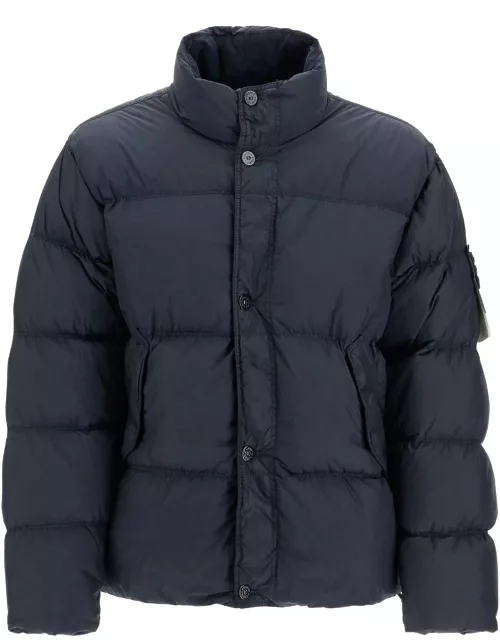 STONE ISLAND garment dyed crinkle reps r-ny down jacket